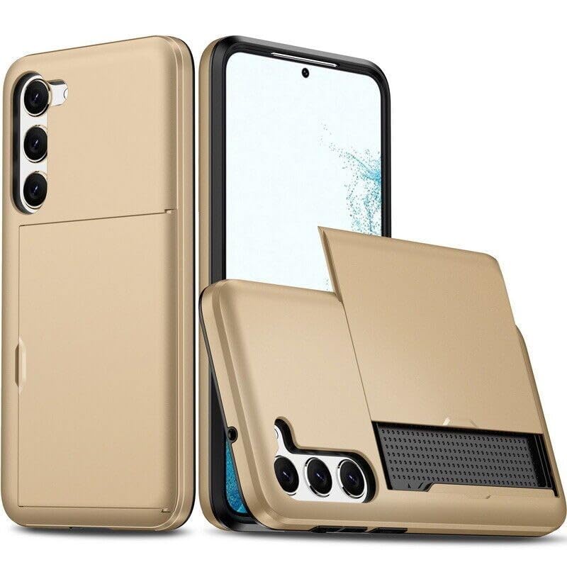 Coque Samsung S20 FE couleur or id&eacute;ale pour voyager sans portefeuille