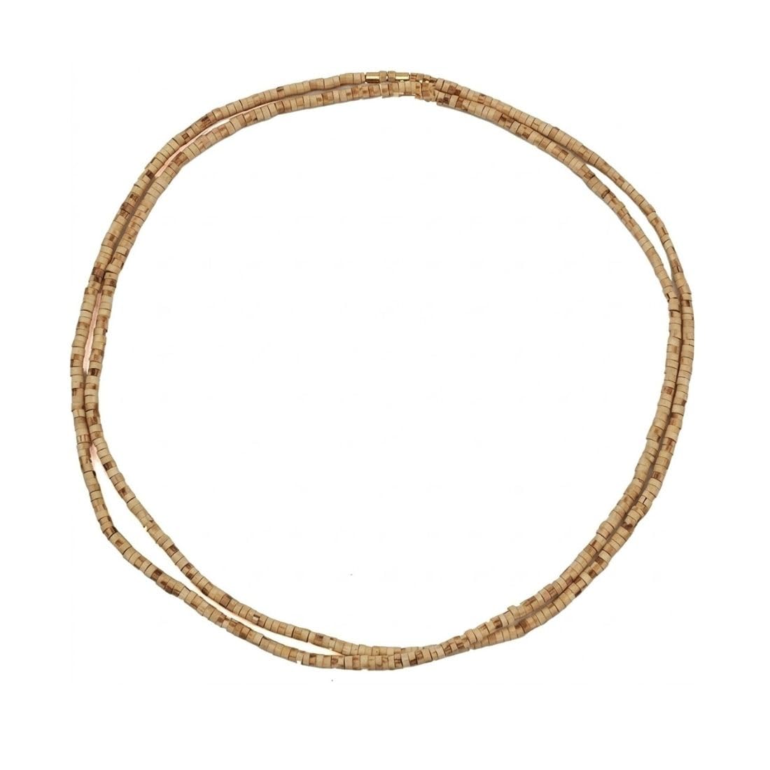 Pure Tulsi Kanthi Mala Necklace for Men & Women | Original Tulasi Chain | Holy Basil Wooden Neck Mala | Traditional Spiritual Devotional Necklace (Standard Beads 2 Round)-image-28