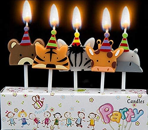 Birthday Cake Candles - Wild Animals