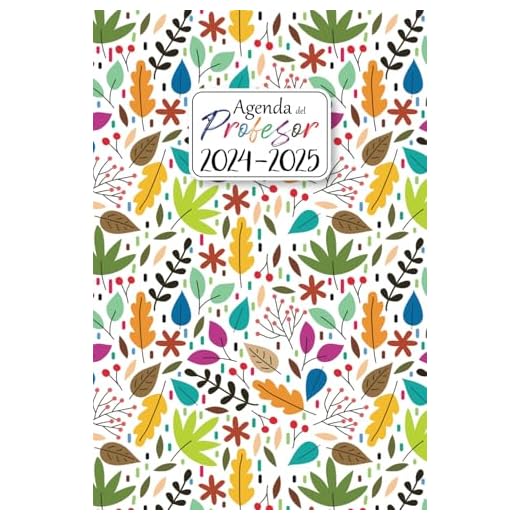 Agenda Profesora 2024 2025 Semana vista: 12 meses De agosto de 2024 a julio de 2025 | Cuaderno de Notas Profesor | Planificador para Maestras | Formato A5 | 163 páginas