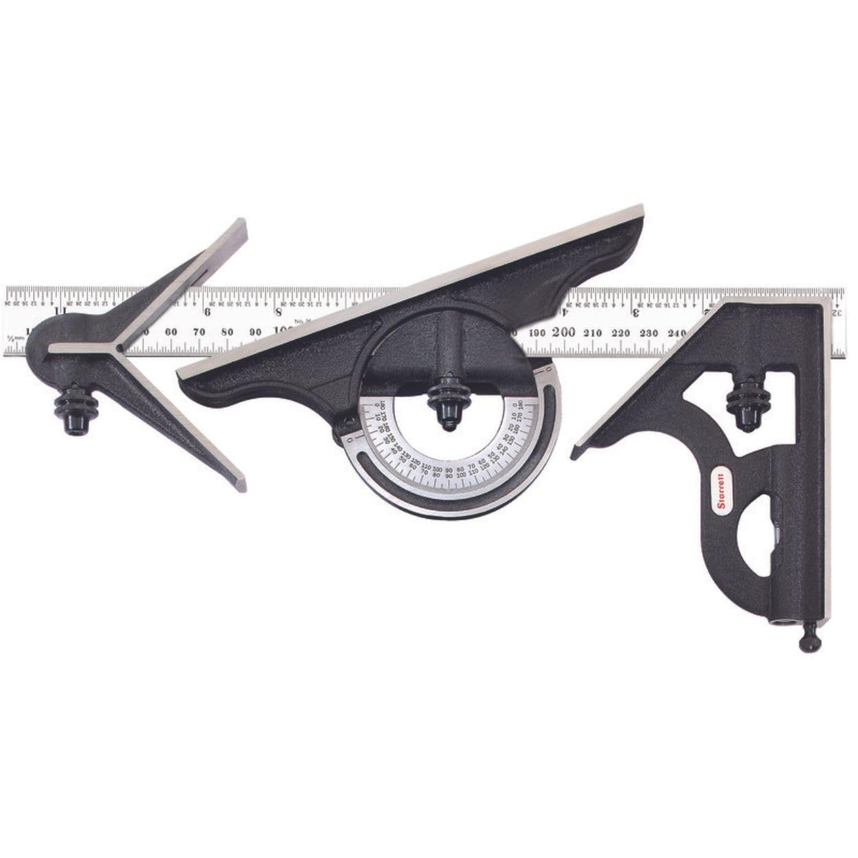 Lame Rigide Starrett CB300-35 Pour Carrés Combinés - 300 Mm En Acier Trempé, Fabriquée Aux USA