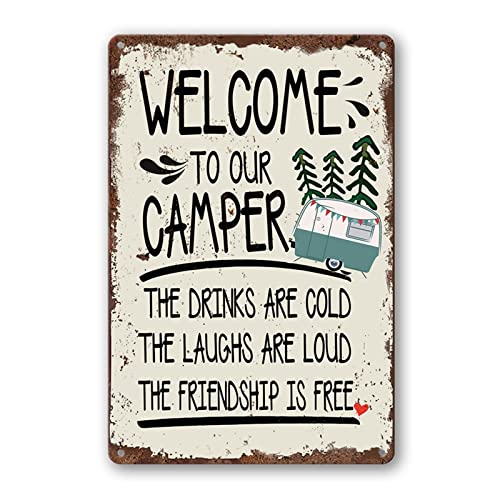 Camper Decor Camping Accessories RV Wall Sign