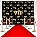 VitalCozy 6.5 x 5 Ft VIP Photography Backdrop Red Carpet Event Movie Award Backdrop Crown Star Black Photo Studio Backgrounds Polyester Fabric Celebrity Activity Ceremony Banner Props Decorations