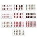 YngFfb Nagelaufkleber, 10 Blätter Nagelkunst Sticker, Selbstklebende Nagellackaufkleber Nail Art Aufkleber Wasserdichte Fingernägel Kunst Dekoration Für Frauen Mädchen