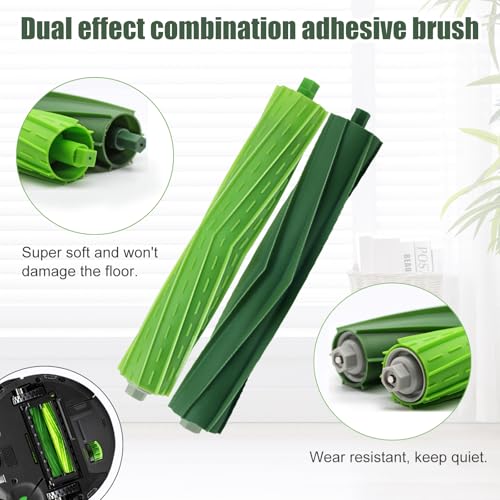 Image of 3 Sets Replacement Roller Brushes for irobot Roomba E & I & J Series Vacuum Cleaners e5 e6 e7 i1 i1+ i2 i3 i3+ i4 i4+ i6 i6+ i7 i7+ i8 i8+ j6+ Combo i5 i5+ j5 j5+ j7 j7+