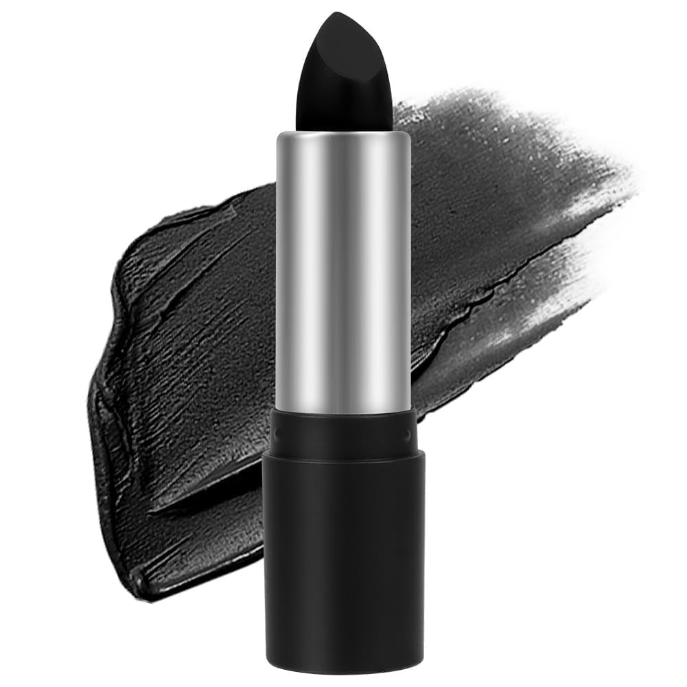 Black Face Paint Stick, Body Painting Makeup Pen, Safe Non-Toxic Oil Creamy Blendable, Washable for Halloween Carnival Costume- 3.5g-image-7