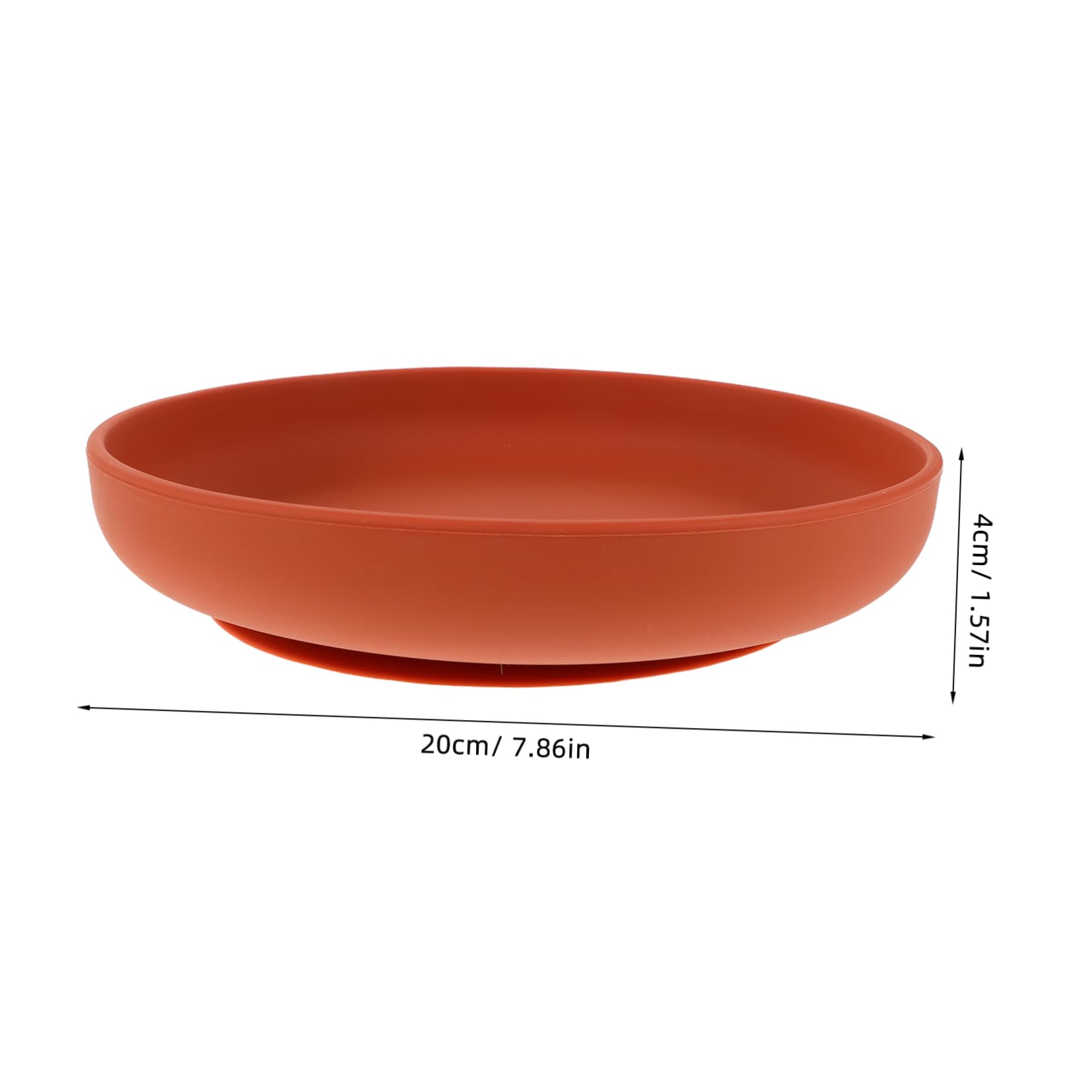 FRCOLOR Non-Slip Suction Plate Elderly and Disabled Silicone Spill-Proof Bowl Adaptive Tableware Independent Eating Dishes for Kids and Seniors