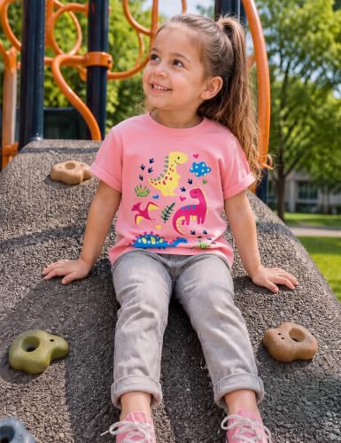 Image of Toddler Girls T-Shirt Short Sleeve Cartoon Graphic Tee 2-6T | Crewneck tops, Fashion summer fall outfits, Trendy casual clothes, Kids birthday