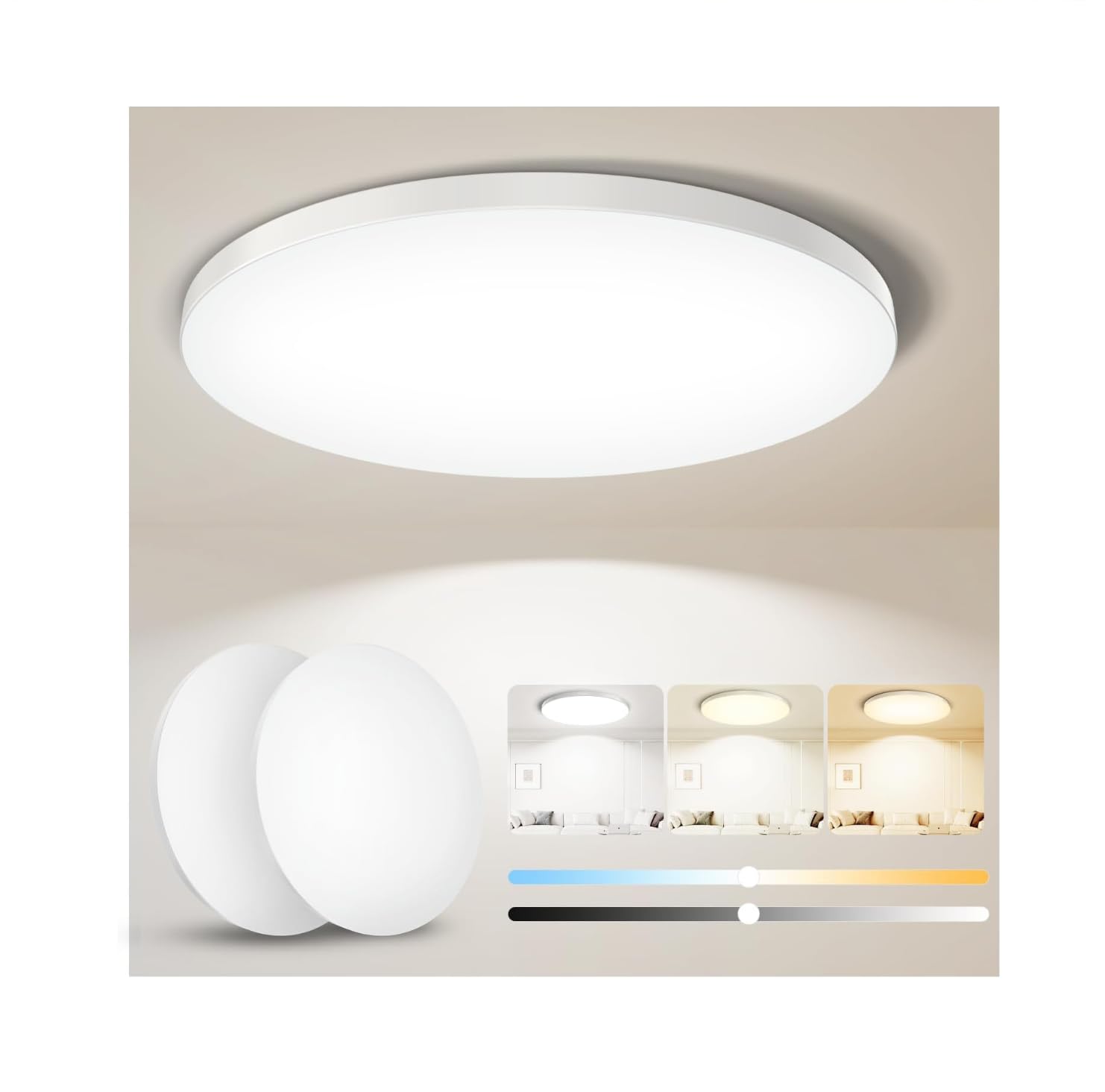 Amazon.co.jp : Coizabera LEDシーリングライト 10畳 45W 直径40センチ