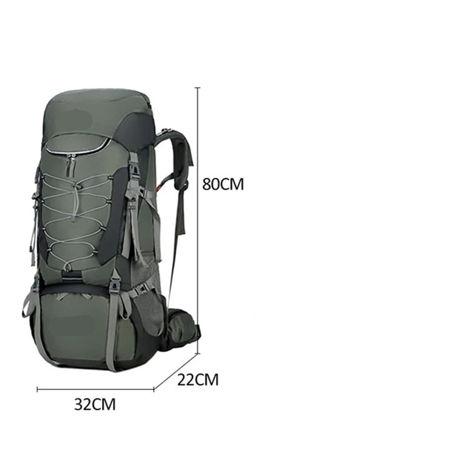 Outdoor-Rucksack 75L Camping Rucksack Reise Sport Tasche Mit Regen Abdeckung Klettern Bergsteigen Trekking Outdoor Wandern Schulter Männer