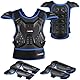 JUSTDOLIFE 5 Stück Motorrad Schutz Jacke, Kinder Motorrad rüstung mit Knieschoner Ellbogenschoner Brustpanzer Racing,für Outdoor Sport (Blau)