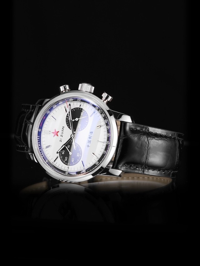 Amazon.com: SEAKOSS Men 42mm Panda Dial Mechanical Chronograph