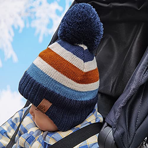 Moon Kitty Boys Winter Hats and Scarf Set Toddler Beanies Set for Boys Winter2