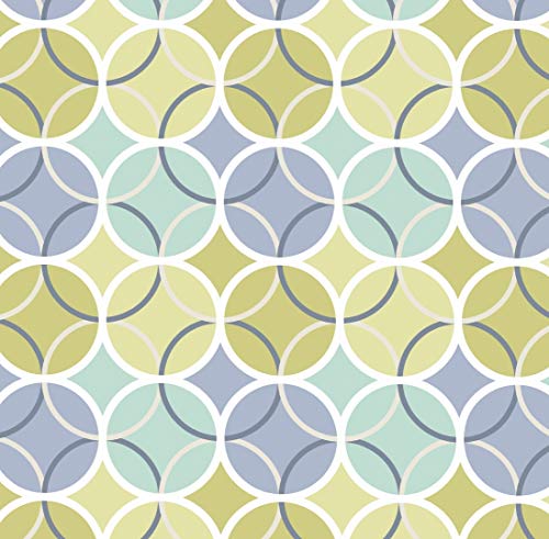 Image of DDECOR - Sphere 100% Cotton Fitted Bedsheet with 2 Pillow Covers, King Size, Multi