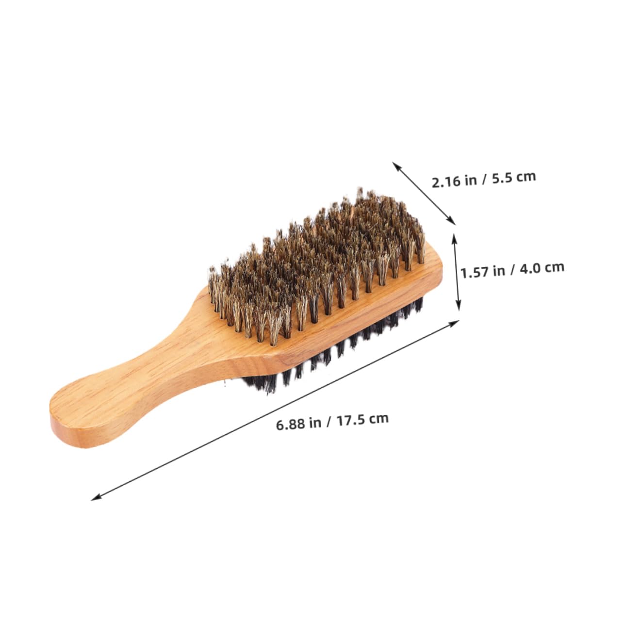 Beatifufu Travel Essential Compact Pcs Wooden Beard Brush for Men Brush for Beard Styling Gentle Skin