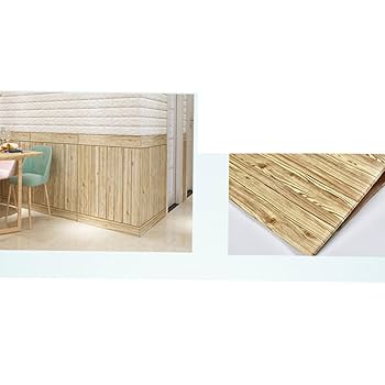 Amazon | QQZSG 10枚セット 壁紙 木目 シール クッション