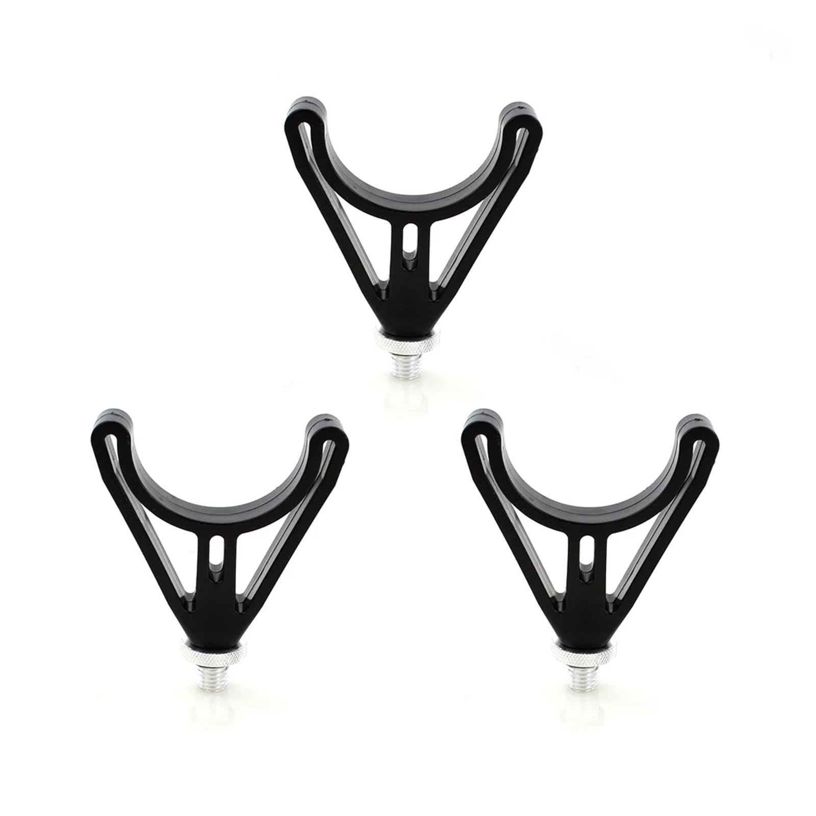 Zovloer 24Pcs Carp Fishing Rod Rest Head For Fishing Bank Sticks Buzz Bar Fishing Accessories for Carp Coarse Fishing Tools(AC120)