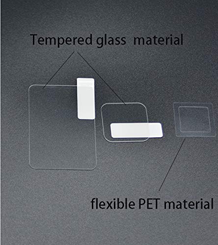 Image of M.G.R.J Tempered Glass Screen Protector for GoPro Hero 8 (Set of 2 Glass & 1 Screen Guard) (Transparent)