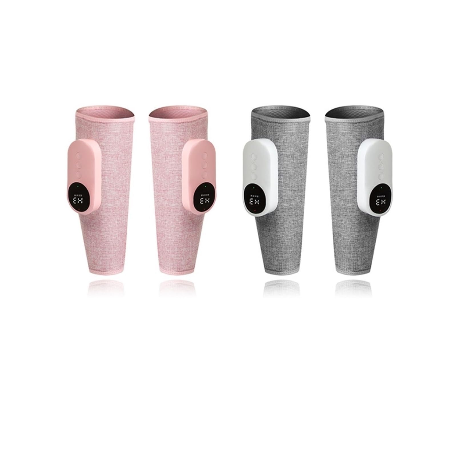 Máquina de masaje piernas con compresión aire, masajeador inalámbrico recargable por USB for relajación y alivio muscular para la mayoría de tamaños(Pink)