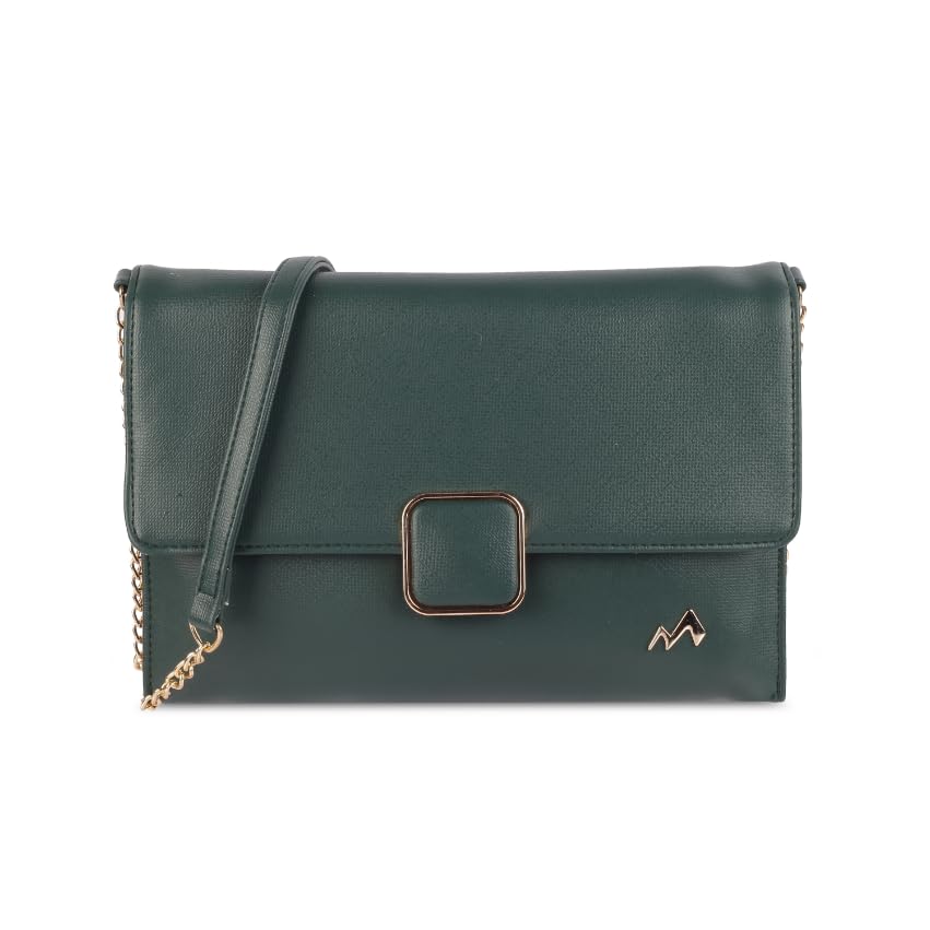 Metro Women Green Faux Leather Casual Sling Bag (230-39) (B0D9TCGN9C) Amazon Price History, Amazon Price Tracker