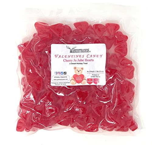 Yankee Traders Ju Jube Cherry Hearts 2 Pounds miniatura 1