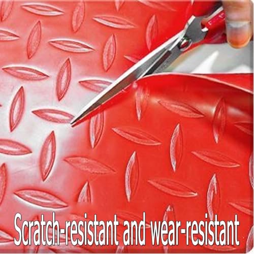 Tapis durable et robuste en caoutchouc PVC noir antidérapant - 4