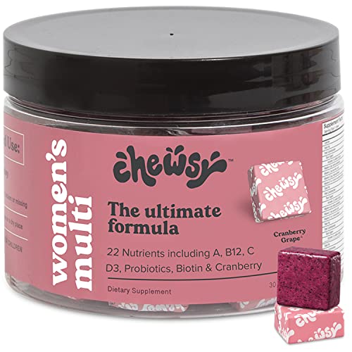 Chewsy Women’s Multivitamin Chews, Immune & Energy Support, Vitamins C