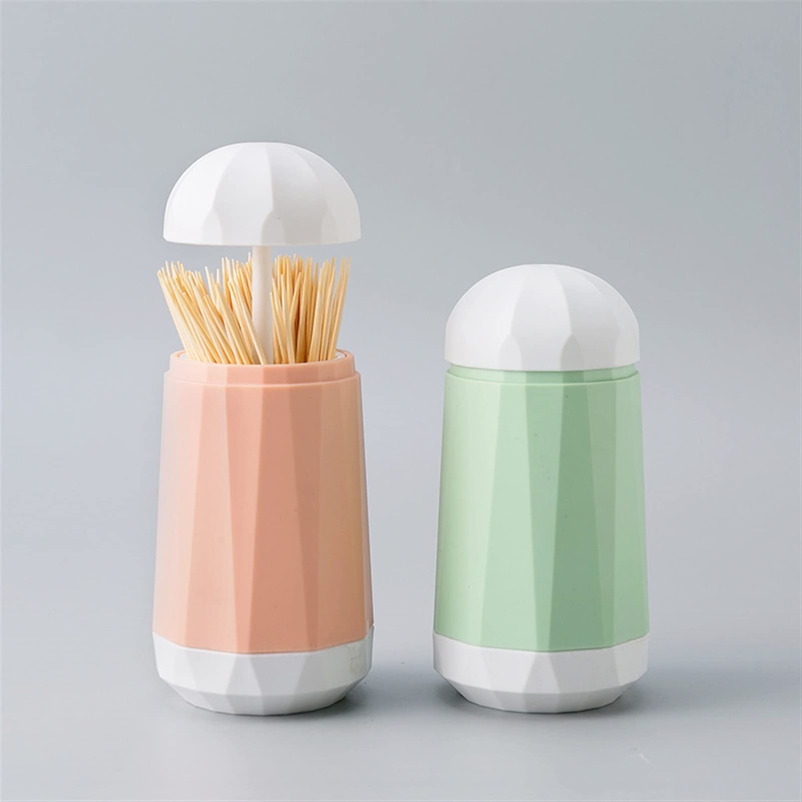Distributeur Automatique De Cure-Dents - Appuyer Pour Éjecter - Design Blanc Simple - Pour Cuisine, Restaurant, Salon