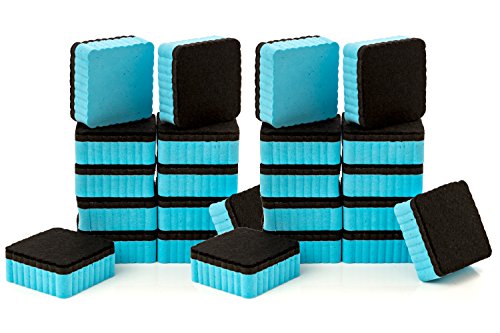 24-Pack of Premium Magnetic Dry Erase Erasers / Dry Erasers - 2