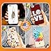 Inspired Cases - Compatible with Galaxy Note 9 Case - 3D Textured Protective Phone Case for Samsung Galaxy Note 9 - Rainbow Hot-Air Balloon - White