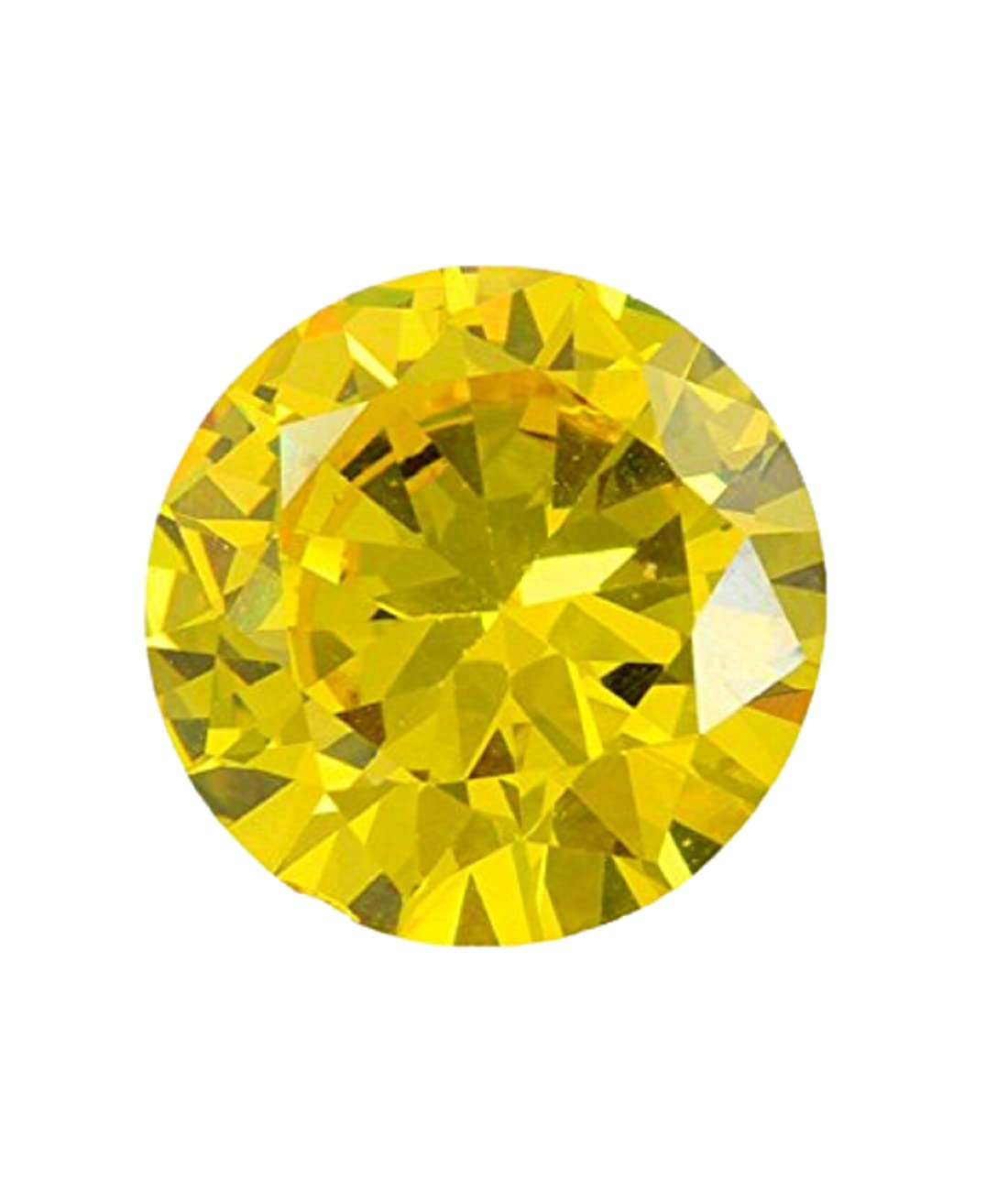 Aanya gems Zircon Round Shape Certified AAA+ Diamond Gemstone for Men and Women(Select Choice) (YELLOW) with Lab Certificate (B099QFKFLV) Amazon Price History, Amazon Price Tracker