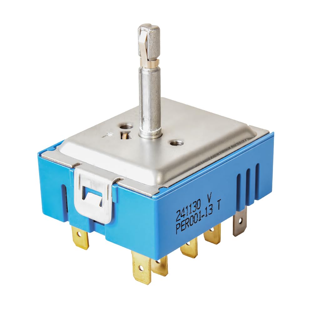 DG44-01007A/DG44-01007B Replacement Triple Burner Switch | PER001-13T (Replaces PER001-03T) for Samsung Range, Built-in DG44-01007B Regulator for Precise Temperature Control
