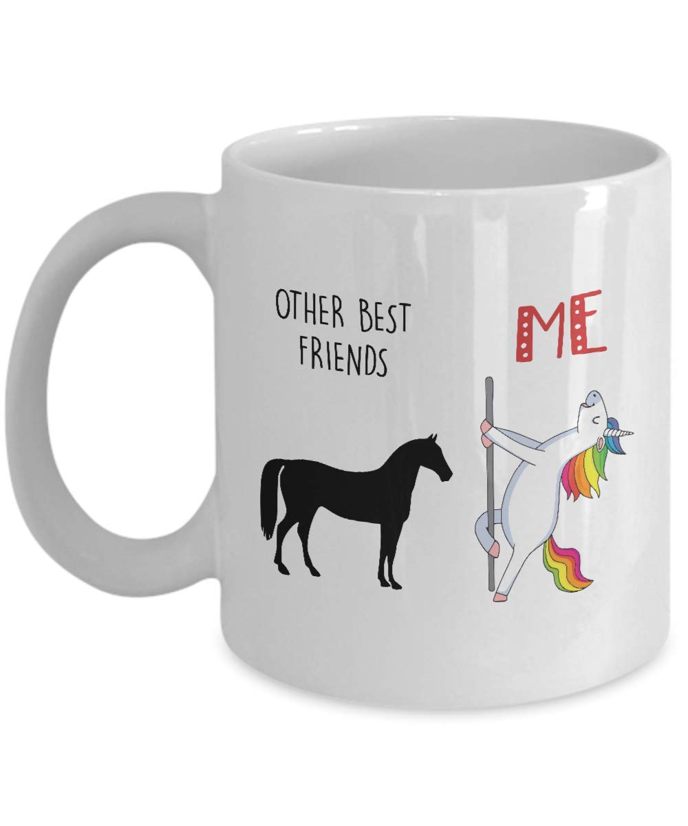 Tasse mug licorne blanche bleu neuve - Arts de la table