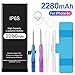 Produktbild VIVK Akku für iPhone 6s 2280mAh, Hochleistungs-Li-Polymer Akku mit komplettem Repair Tool Kit Klebstoff und Anweisungen - 24 Monate Garantie