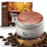 80PCS Parches Ojos Hidrogel,Mascarilla Contorno de Ojos con Cafeína,Anti Ojeras y Anti Bolsas,con Colágeno y Ácido Hialurónico, Tratamiento Reafirmante,Hidratante y Revitalizante para Hombre y Mujer