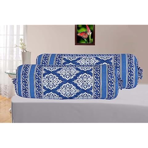 AMLEXTTRIZ Set of 2 Cotton Bolster Covers Cover