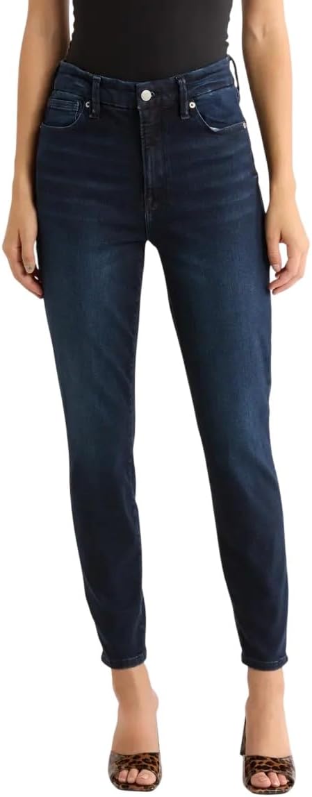 Good American Always Fits Good Legs Skinny Crop Jeans in Indigo Size 6-12