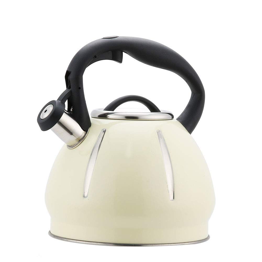 Hervidor eléctrico con diseño de calabaza, 3.0 L, gran capacidad, material grueso, acero inoxidable 304, para uso doméstico, para hervir agua de forma eficiente, cocina de inducción, estufa