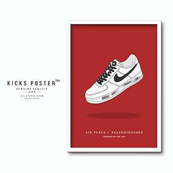 assault エアフォース1 AF1 ポスター エアフォース1 テラースクワッド スニーカーポスターAF1-126の