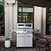 Monument Grills Larger 4+2 Burner Propane Gas Grills Stainless Steel Cabinet Style with Clearview® Lid, Knob Controls, Built-In Thermometer, Infrared Side Sear Burners & Side Burners, Outdoor Use
