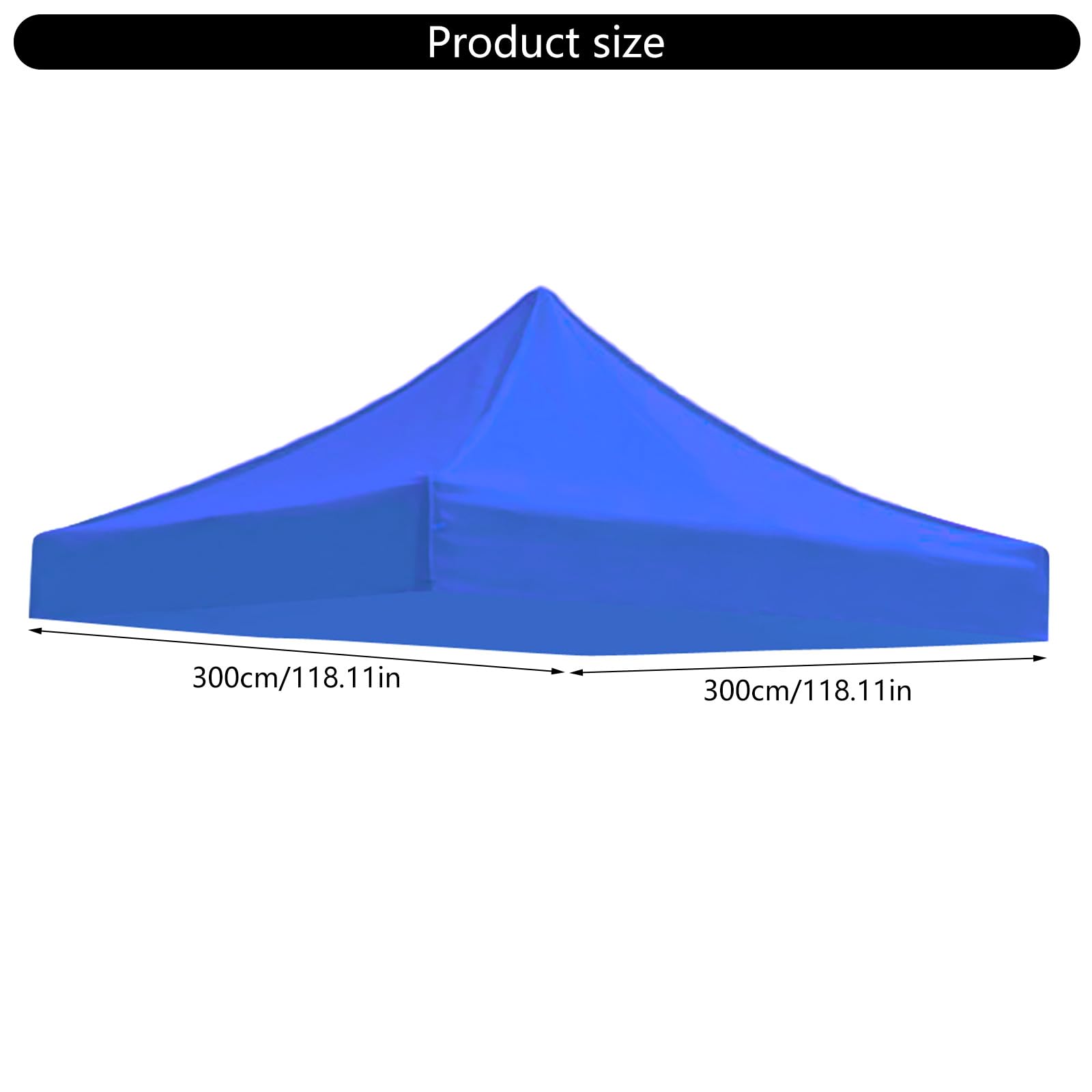 Toldo para exteriores de 3 x 3 metros, impermeable, tela Oxford, reflectante, diseño fácil de plegar para puestos, fiestas, camping, impermeables, refugio