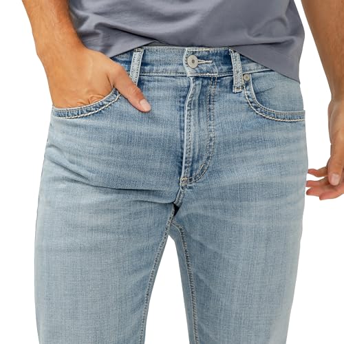 Image of Silver Jeans Co. Mens Jace Slim Fit Bootcut Jeans