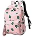 Produktbild Joymoze Klassischer Unisex-Schulrucksack für Teenager 15.6" Laptop Rucksack mit USB-Ladeanschluss Kaktus