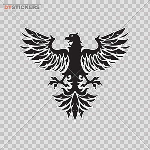 DT-stickers Eagles & Hawks Hobby Vinyl Decal Heraldic Eagle Hobby Decor (6 X 5,14 in.) Fully Waterproof Printed Vinyl Sticker