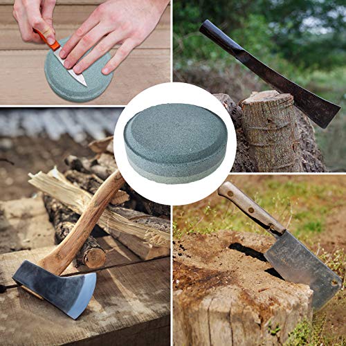 Set Of 2 Dual Grit Multi-Purpose Sharpener And Rectangular Cut Axe File, Sourceton Waterstone Sharpener And Sharpening File #TOP4