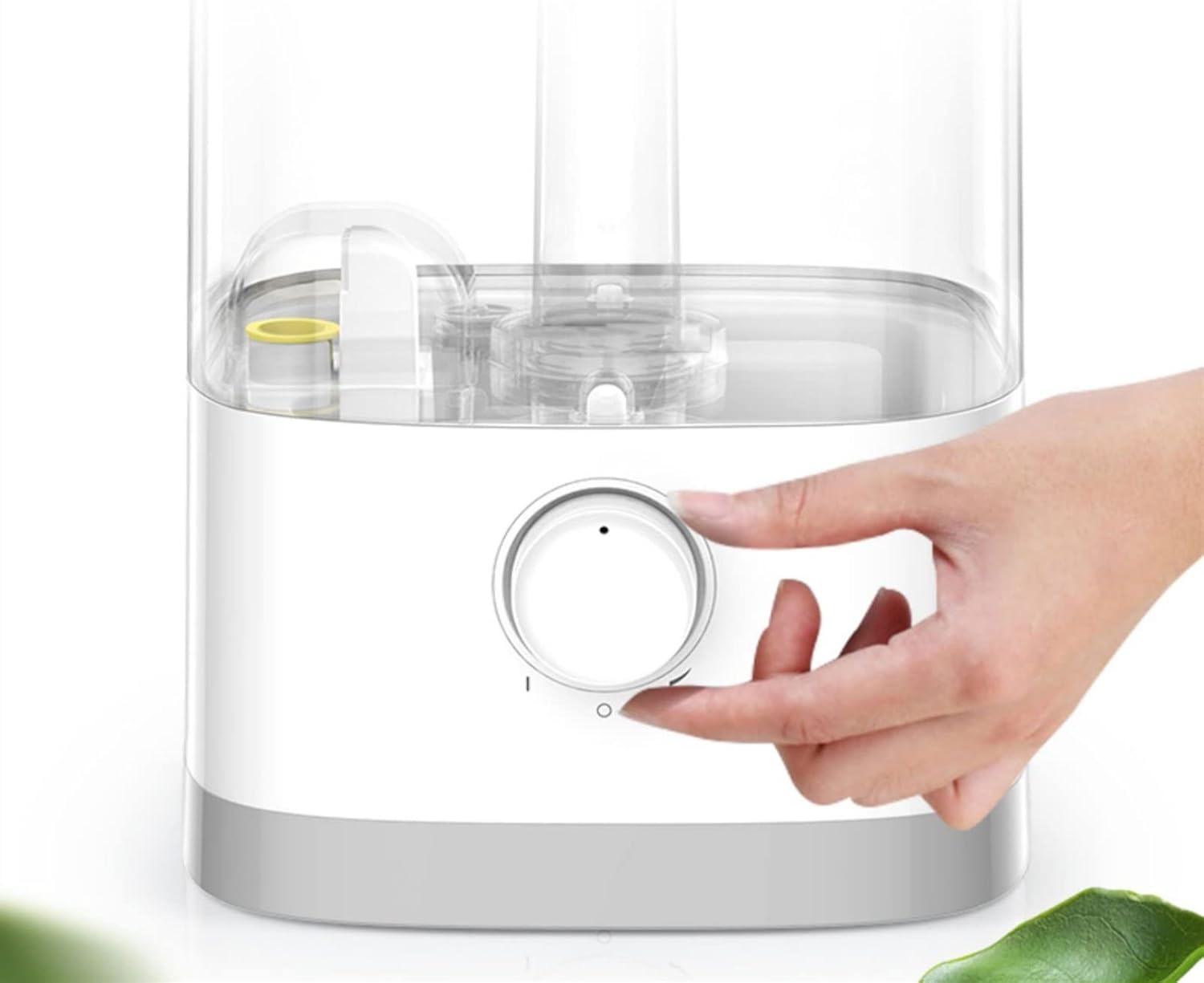 Desktop Humidifier Oil Diffuser Household Mute Top Fill Humidifier with Adjustable 360° Rotation Nozzle, Auto Shut-Off, 4.5L Transparent Water Tank Mist Humidifier