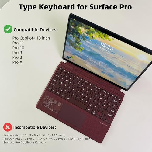 Teclado para Surface Pro 9 mobee soluciona la falta de touchpad y soporte estable 2