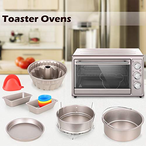 Esjay Cake Pan Set for Instant Pot 6, 8Qt, Ninja Foodi 6.5, 8Qt, Air Fryer Accessories - Thumbnail 3