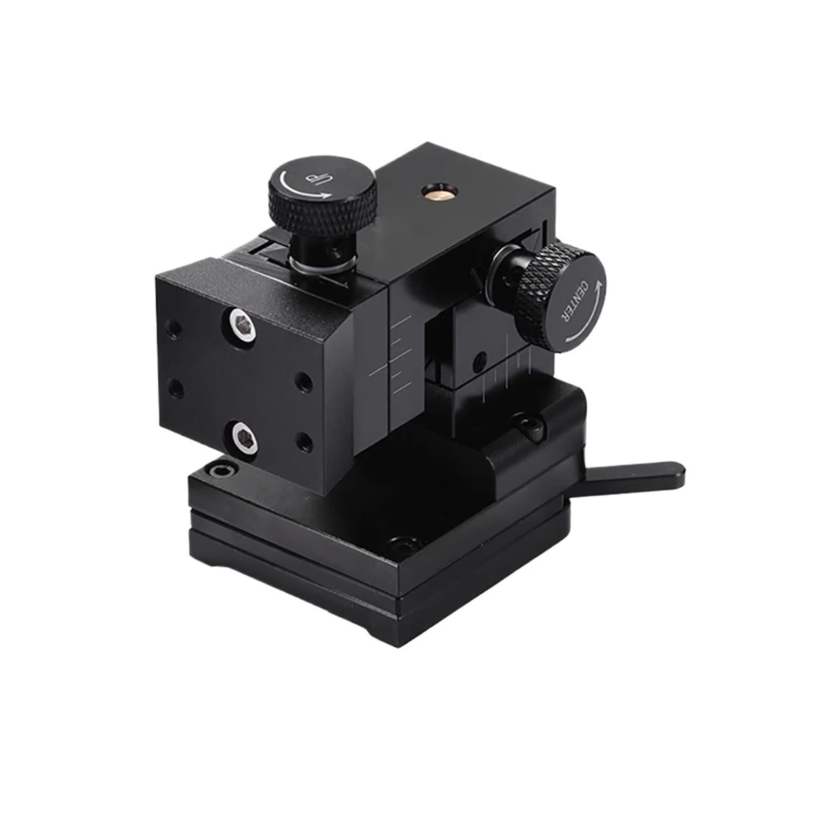 Porte-sonde magnétique avec platine XYZ micrométrique gauche pour expérience optique