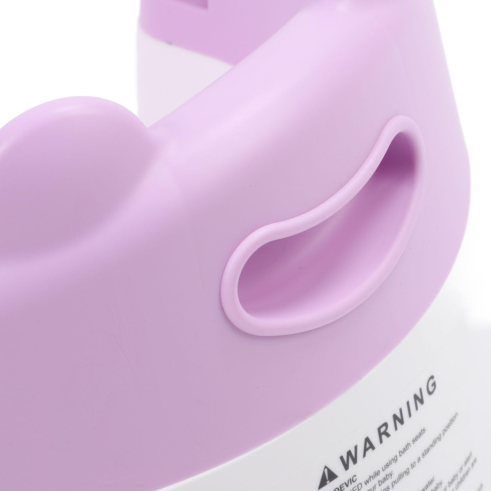 Asiento de Baño Ergonómico para Bebé, Silla de Baño Ligera y Portátil para Recién Nacido, Taburete de Ducha Antideslizante con Diseño Ergonómico, Asiento para Bañera de bebé (PURPLE)